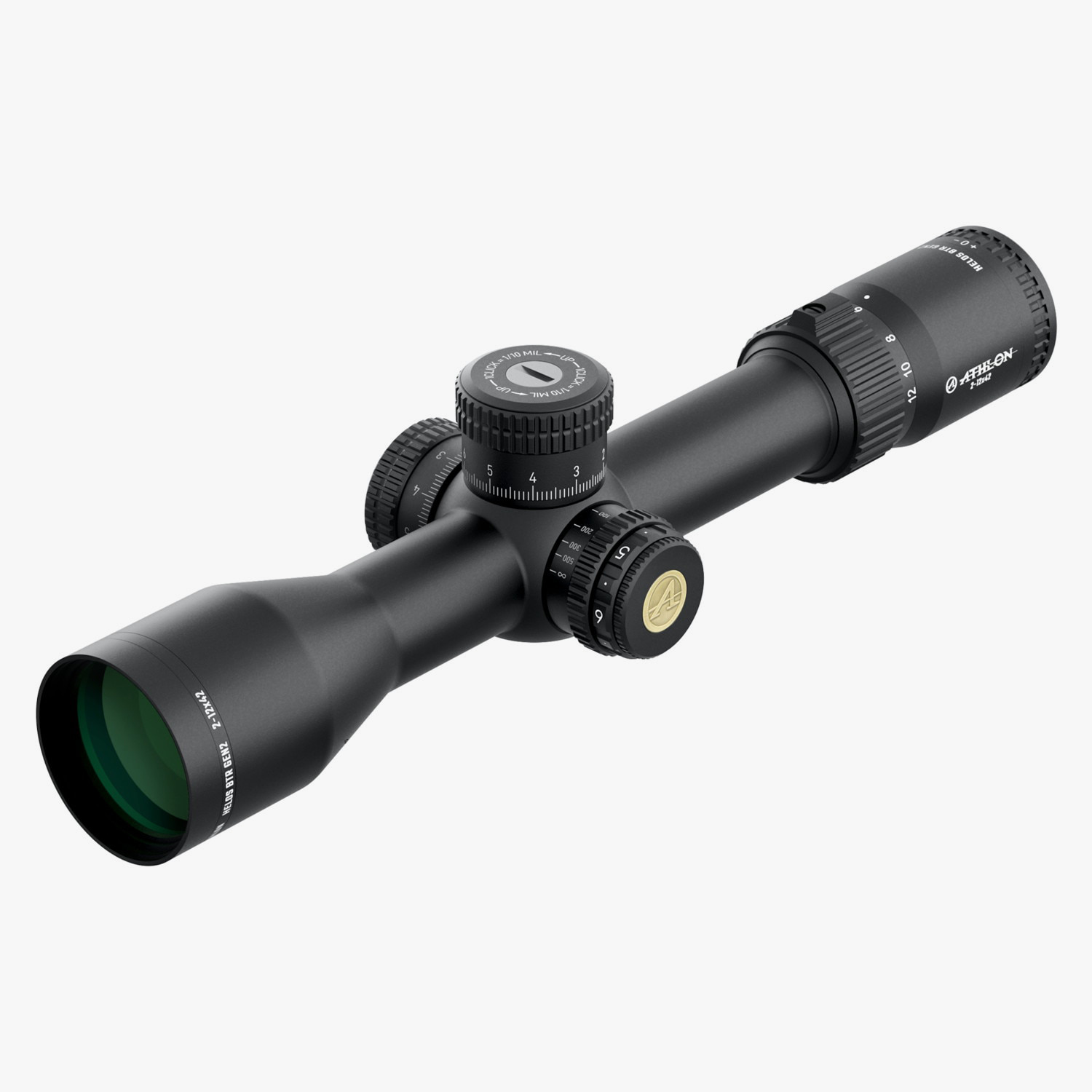 214105 Helos BTR GEN2 2-12×42 AHMR2 FFP IR MIL Gray BG ISO