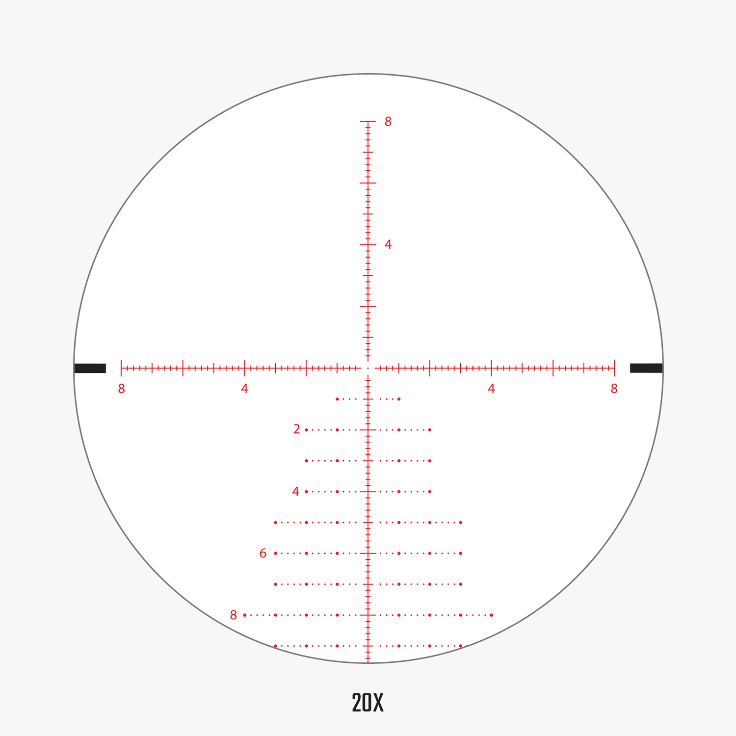 214109 APRS6 FFP IR MIL 4-20X zoomed gray